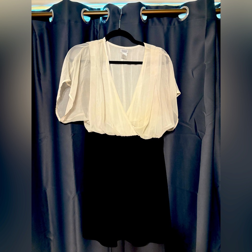 Black and white dress